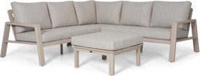 Hoek loungeset 5 personen Aluminium Zand/Beige  Lifestyle Garden Furniture Melone