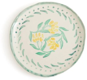 Lot de 4 assiettes plates en grès, Capria