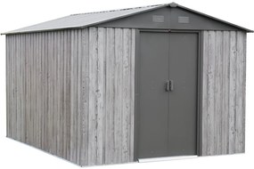 Metalen gereedschapshuis Helsinki 2,4 x 3 m Store Boss grijs