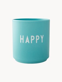 Design beker Favourite HAPPY met opschrift