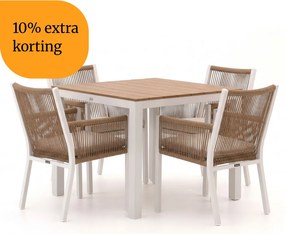 + 10% kassakorting | Diningset Manifesto | 4 personen | Tuinset polywood | 5-delig | Kees Smit Tuinmeubelen