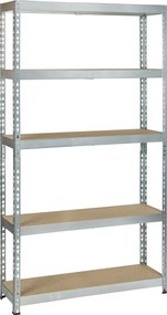 Practo Home heavy duty 836 galva - Opbergrek hout/galva - 30x100x180cm