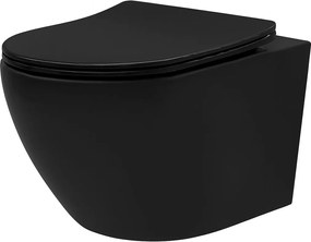 Hangtoilet Rea Carlo Mini Tornado NF BLACK MATT