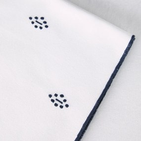 Tafellaken in katoen, bedrukt en geborduurd, Maliau