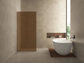 Mueller Slimline glaswand 90x200cm brons rookglas
