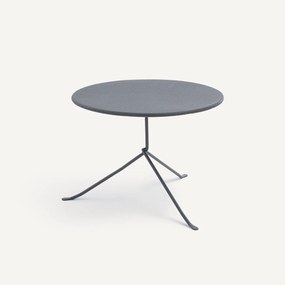 Bijzettafel in geperforeerd ijzer, H34 cm, Joy