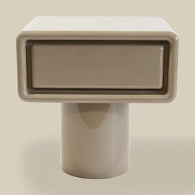 Nachtkastje Hoogglans Beige - 50x40x52cm.