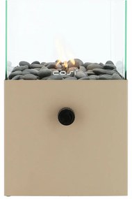 Cosi Fires Cosiscoop Square gaslantaarn 20x20x32,5 cm - Sandy Beige