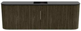 Mondiaz Joya 125cm toiletmeubel ronding links/rechts shadow met wastafel faye midden 1 kraangat urban