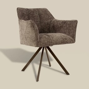 Draaibare Eetkamerstoel Taupe