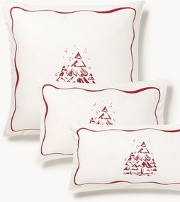 Designer flanellen kerstkussenhoes Clarette van Agathe Marty