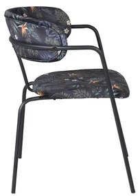 Jörn Eetkamerstoel - Livia - Bloemenprint - Fluweel - Jörn