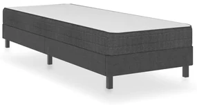 vidaXL Boxspringframe stof grijs 100x200 cm