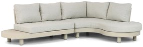 Loungeset tuin 5 personen Aluminium Taupe  Lifestyle Garden Furniture Organio