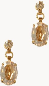 Handgemaakte oorbellen Aspen, met Swarovski-kristallen