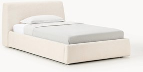 Gestoffeerd eenpersoonsbed Cloud met opbergruimte