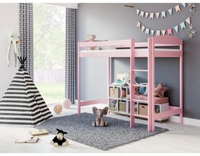 Kinderen Grijs Hoogslaper - Bobby Voor Kinderen Kinderen Junioren 5059914014004 Children's Beds Home, 160x80, Geen Children's Beds Home Dennenhout