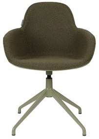 Zuiver Albert Kuip Swivel Groene Draaistoel Met Armleuningen