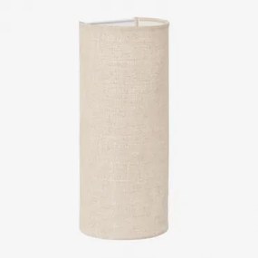 Kiraz Linnen Wandlamp ↔︎ 15 X ↑35 Cm & Linnen Crèmebeige - Sklum