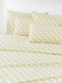 Perkal katoenen dekbedovertrek Inki met geometrische print