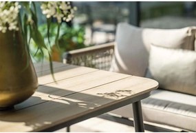 Garden Impressions Burela lounge dining set 5-delig links - taupe