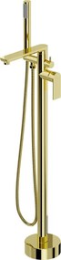 Mexen Leda vrijstaande badkraan, goud - 75633-50