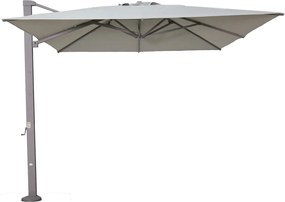Garden Impressions Hawaii Emperor zweefparasol 300x400 cm – zand met taupe frame