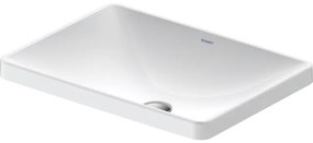 Duravit D-Neo inbouwwastafel 60x44x14.5cm 1 kraangat rechthoek Keramiek Wit 0358600079