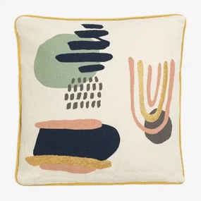 Vierkant Kussen 45x45 Cm Van Galvin-katoen Meerkleurig Classic - Sklum