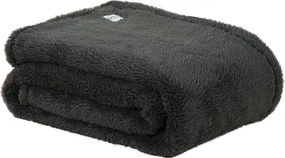 Teddy Fleece Deken - Ultrazacht - 130x170 cm - antraciet
