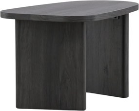 Organische Bijzettafel Zwart - 45 X 70cm.