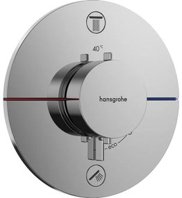 Hansgrohe Showerselect thermostaat - inbouw - 2 functies - chroom 15554000