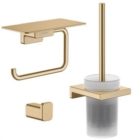 Hansgrohe Addstoris toiletaccessoireset - driedelig - Brushed bronze SW651264/SW651181/SW651434