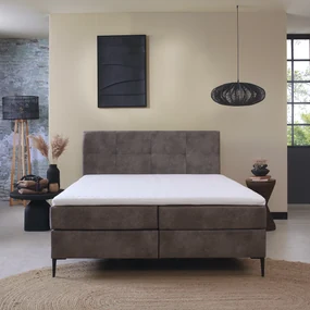 Boxspring Bed 180x200 Antraciet