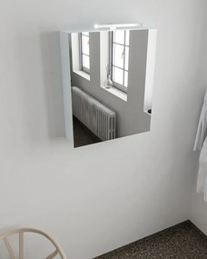 Mondiaz Cubb spiegelkast 50x70x16cm kleur clay met 1 deur