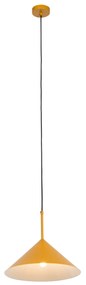 Design hanglamp geel driehoek - Triangolo