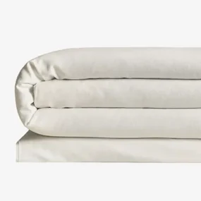 Sorana Linnen Dekbedovertrek 160g/m² Wit & Bed 135/140cm (220 X 220 Cm) - Sklum