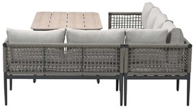 Garden Impressions Burela lounge dining set 5-delig rechts - taupe