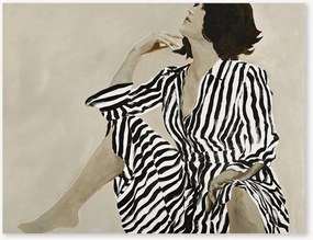 Handbeschilderde canvasprint One of a Kind