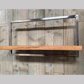 Industriële Wandplank Shelfie A RVS – 65cm X 35cm