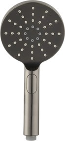 Ben Push handdouche rond Ø12cm 3 straalsoorten gunmetal