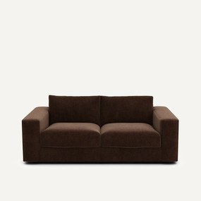 Compacte bank 3-zit in fluweel, Skander