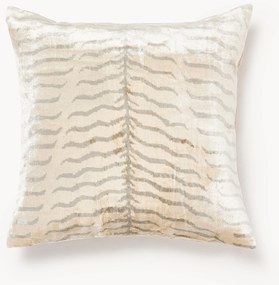 Viscose kussenhoes Helene met ingeweven jacquard patroon