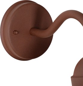 Moderne buiten wandlamp roestbruin IP44 - Kansas