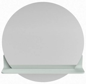 Mondiaz Spot spiegel rond Ø60cm met planchet greey