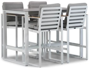 Barset  Aluminium Wit 4 personen Santika Furniture Soray