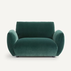 Fauteuil in fluweel, Spogano