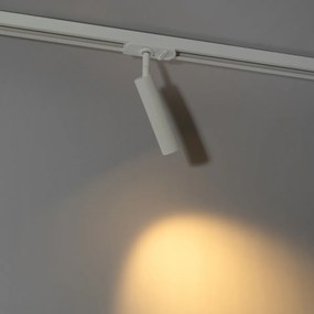 Moderne spot wit voor railsysteem 1-fase  - Iconic Ivy