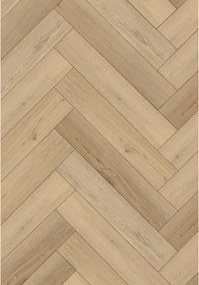 Mexen Rocky Mountain monster van visgraat SPC vinyl panelen 6,5 mm, onderlaag 1,5 mm, 4 V-voeg, Eik - F1184-S