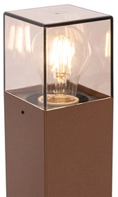 Industriële staande buitenlamp roestbruin 30 cm IP44 - Denmark Industriele / Industrie / Industrial E27 IP44 Buitenverlichting